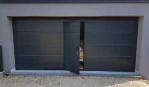 Quel est le prix d’une porte de garage sectionnelle avec portillon ?
