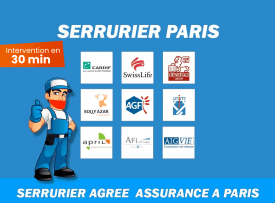 serrurier Paris agree assurance