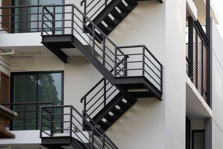 escaliers et rampes métalliques 