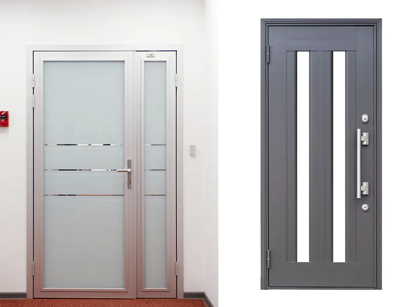 Portes en aluminium