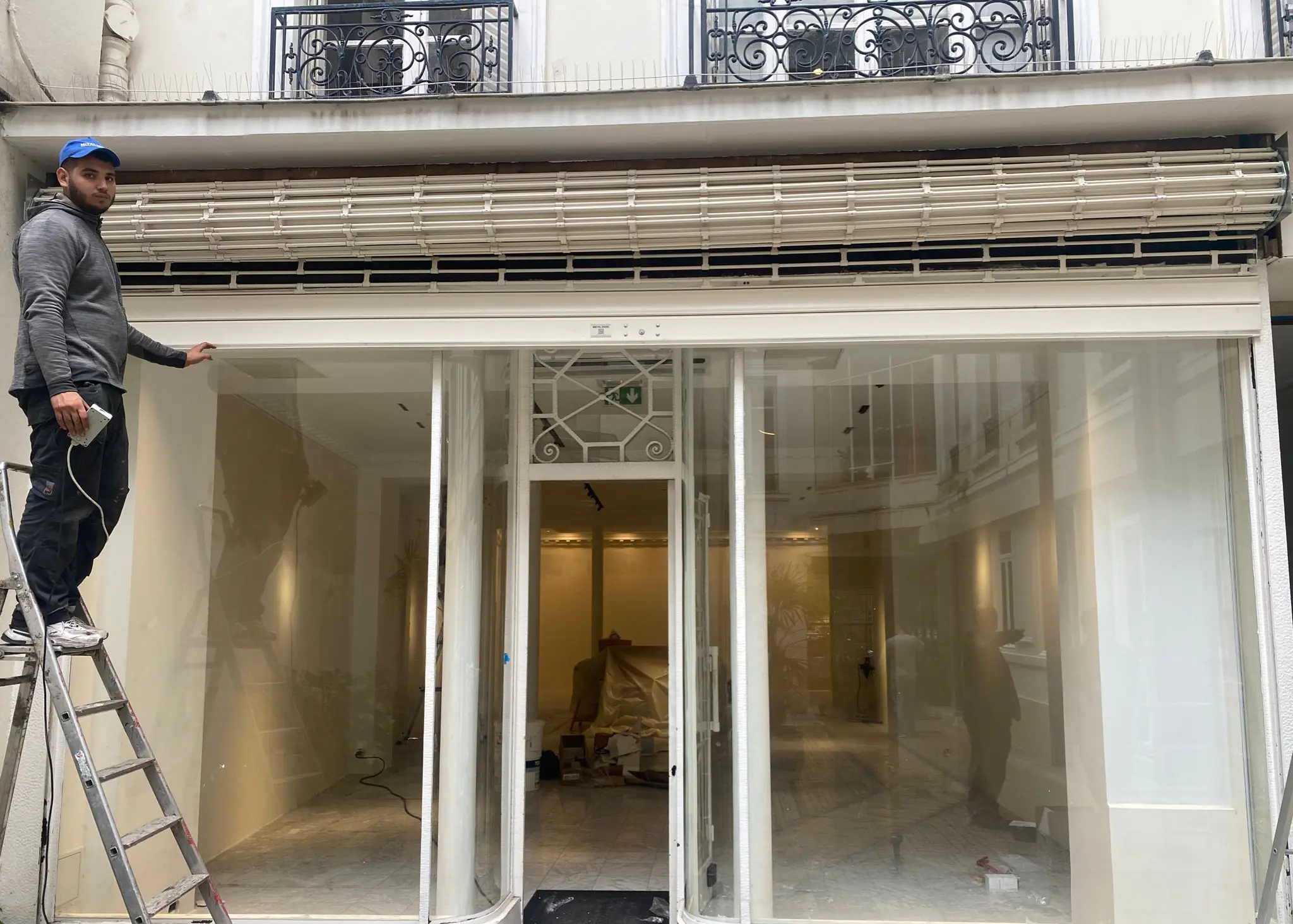 installation de rideaux métalliques