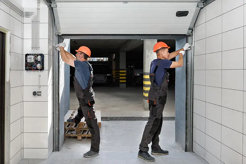 Réparation de porte de garage sectionnelle