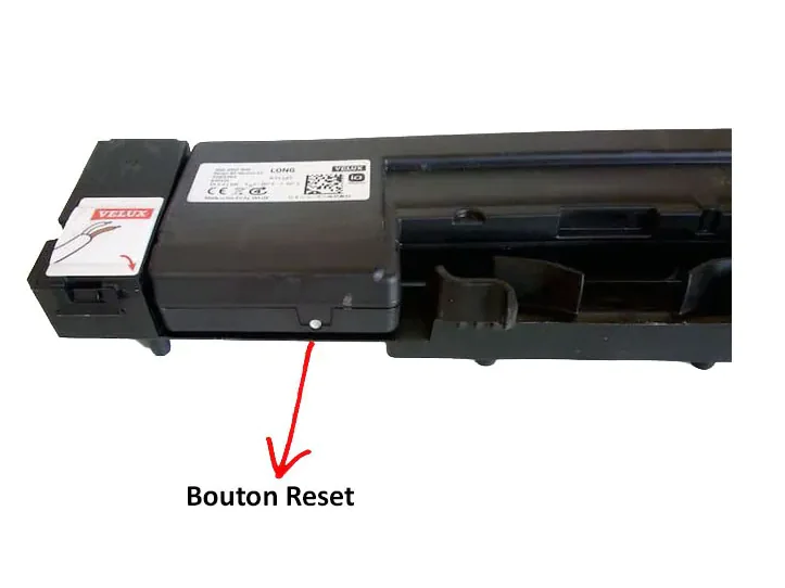 Procédure de reset pour un volet électrique (type SML)