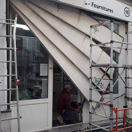 reparation porte sectionnelle industrielle