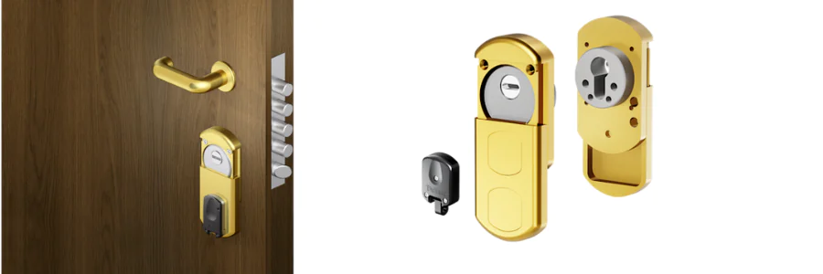 Pose cache serrure magnétique Paris