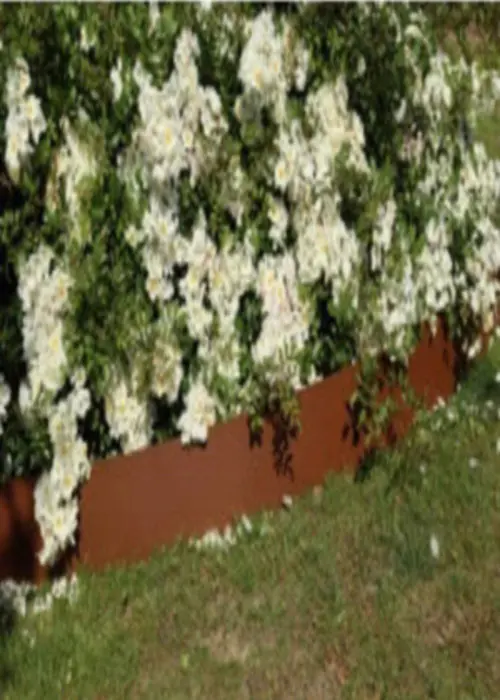 bordure de jardin en métal
