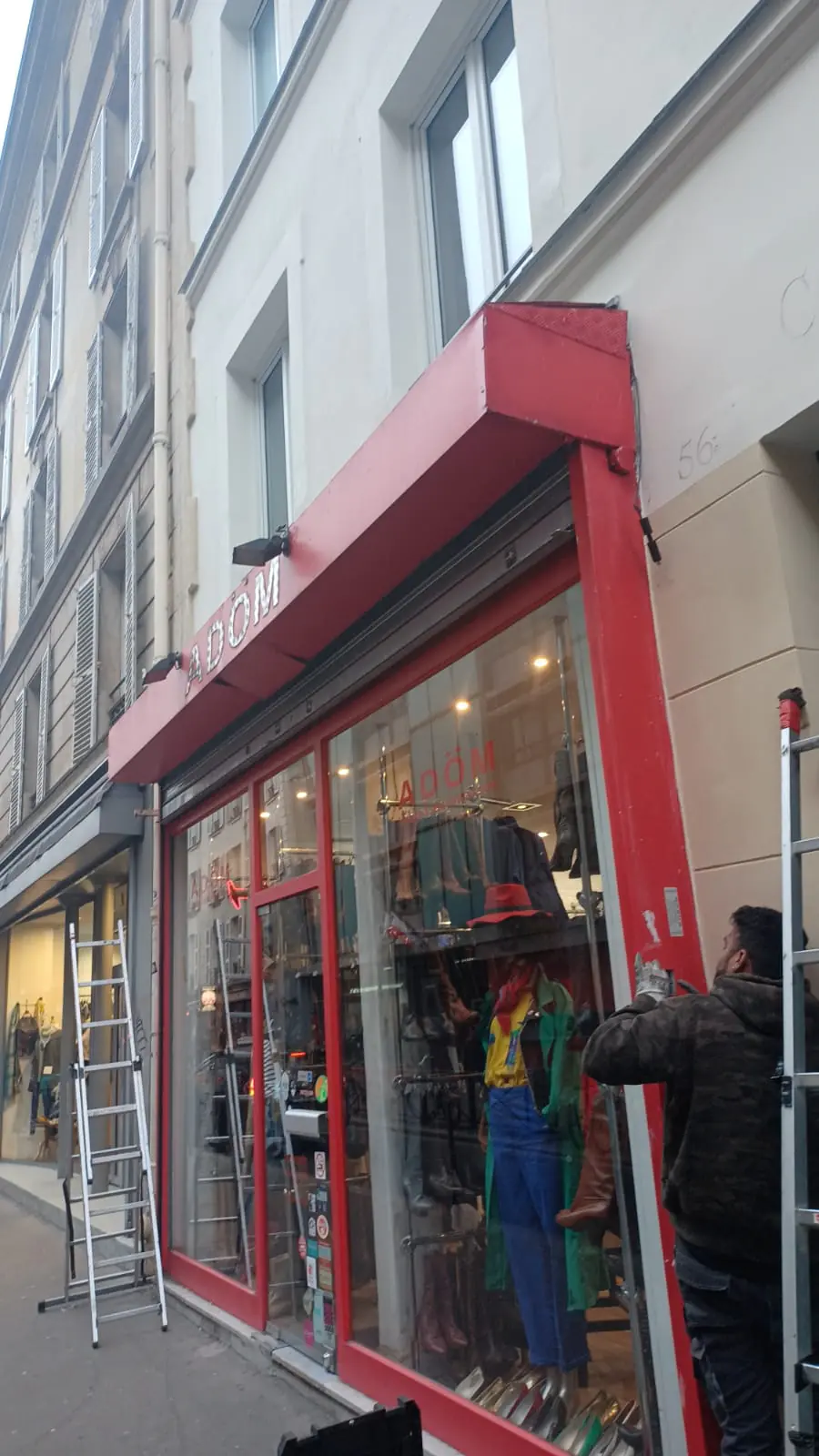 deblocage rideau métallique