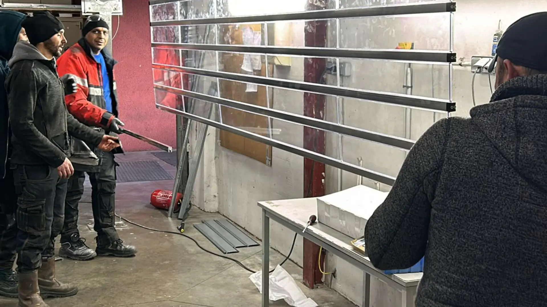 fabrication de rideau métallique chez METAL 2000 à Lezoux