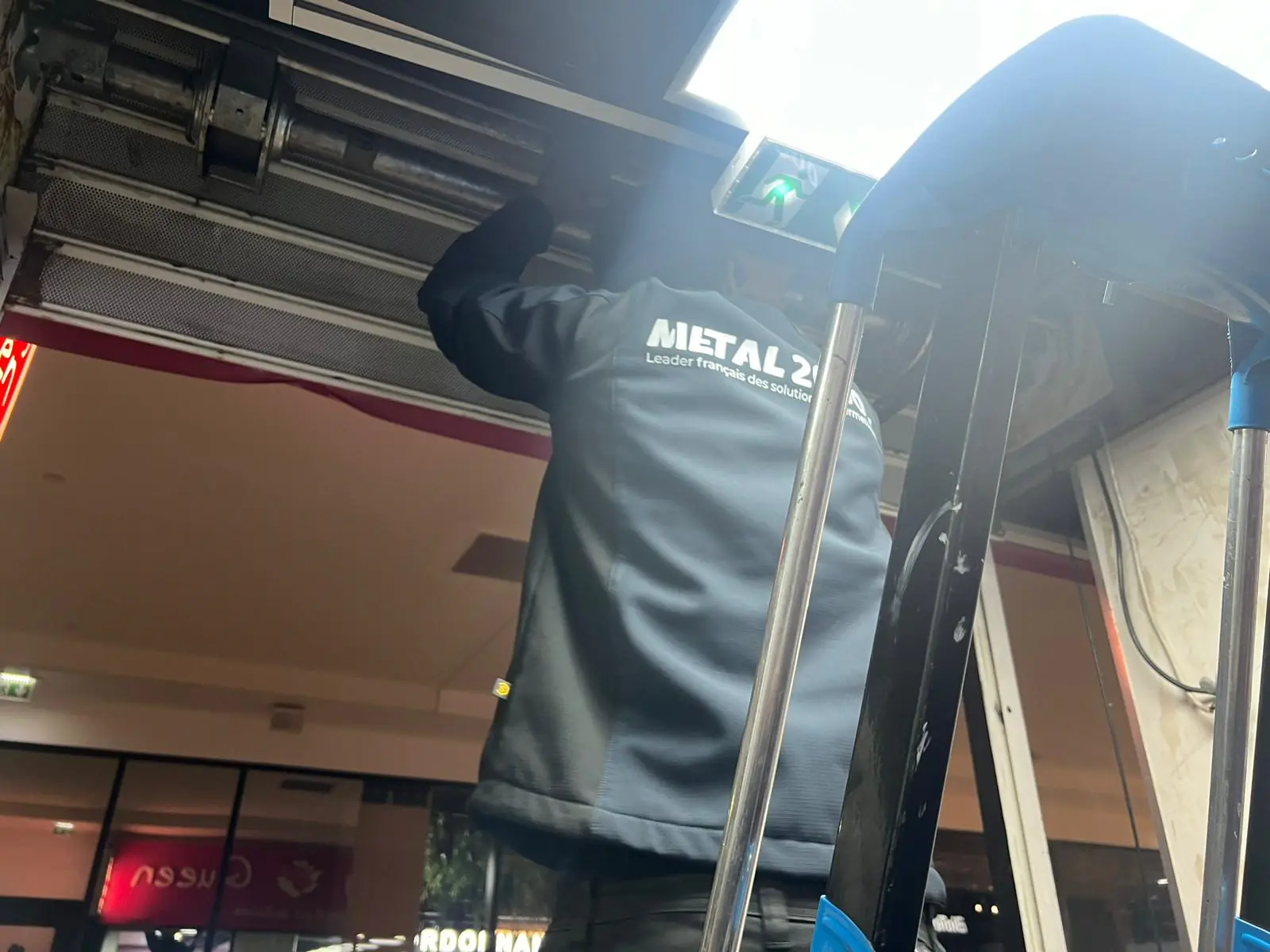 Dépannage rideau métallique Génissieux