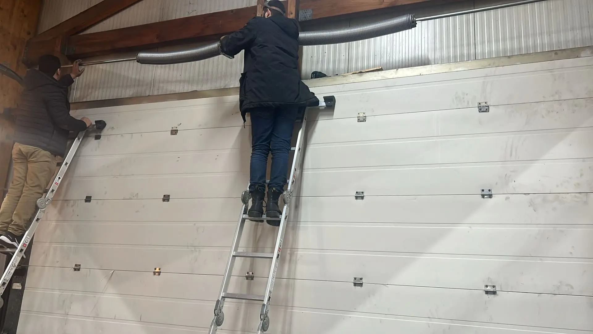 Réparation porte sectionnelle Les Septvallons