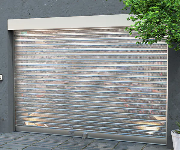 Rideau métallique à lames micro-perforées METAL 2000