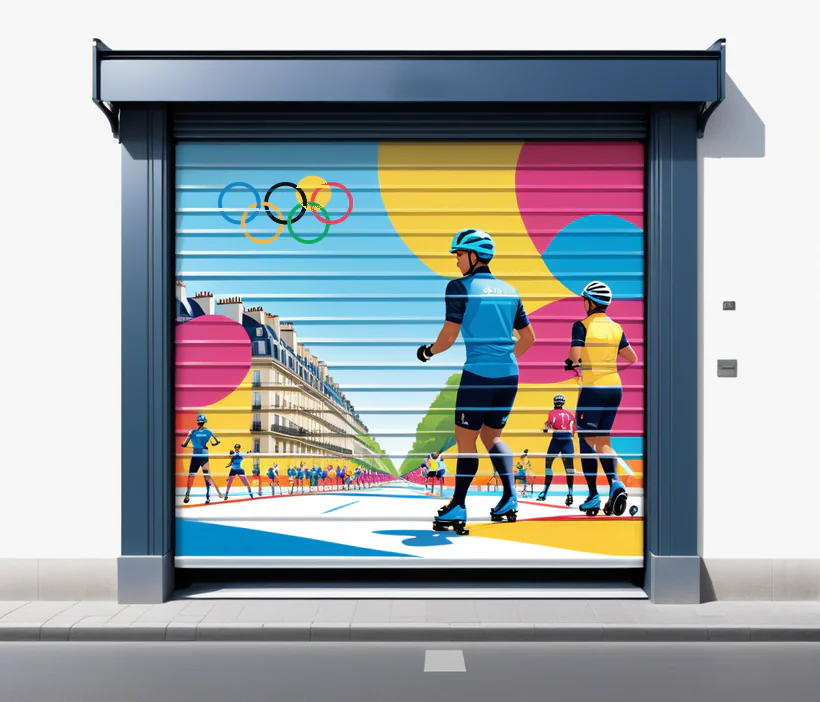 rideau metallique JO 2024