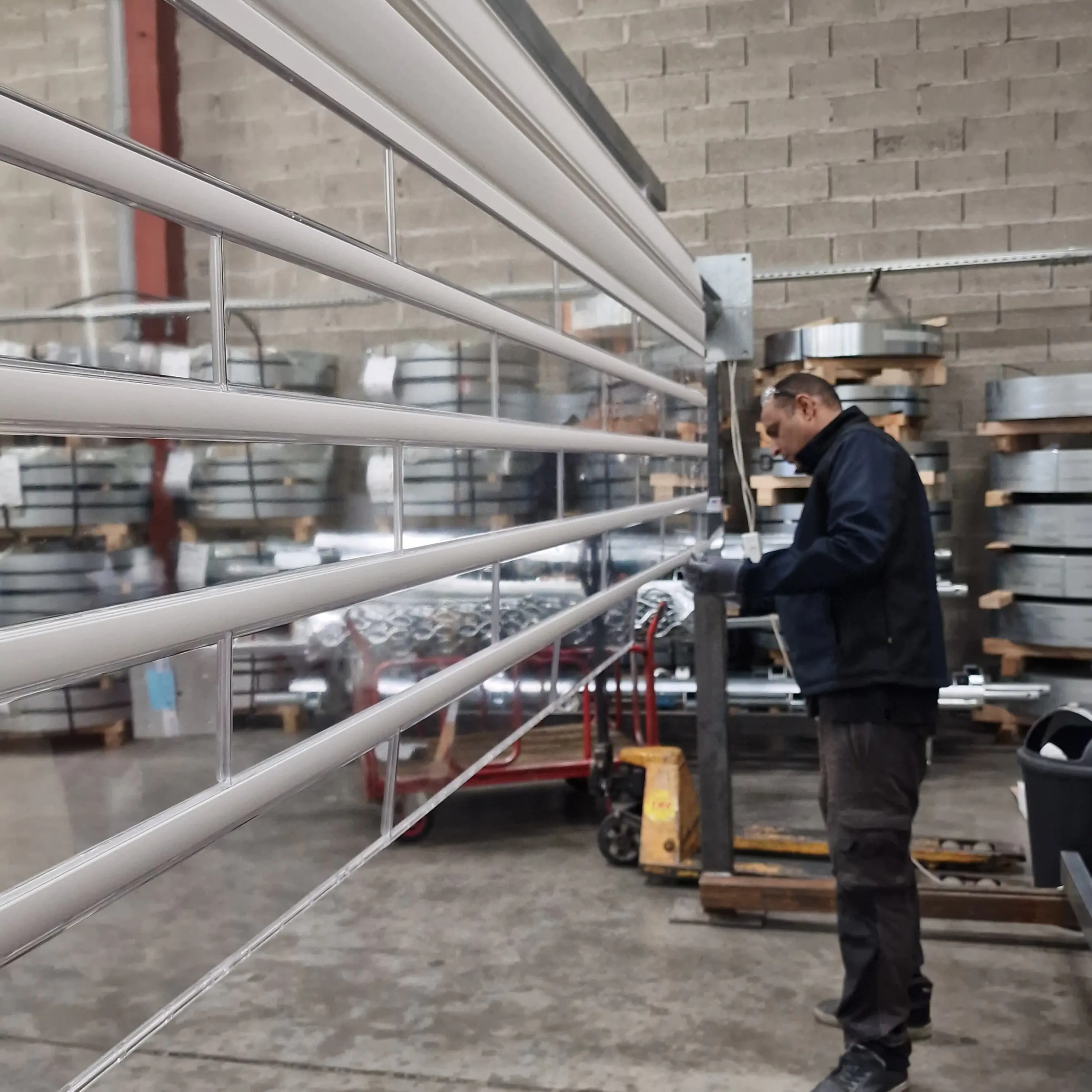 Fabrication rideau métallique