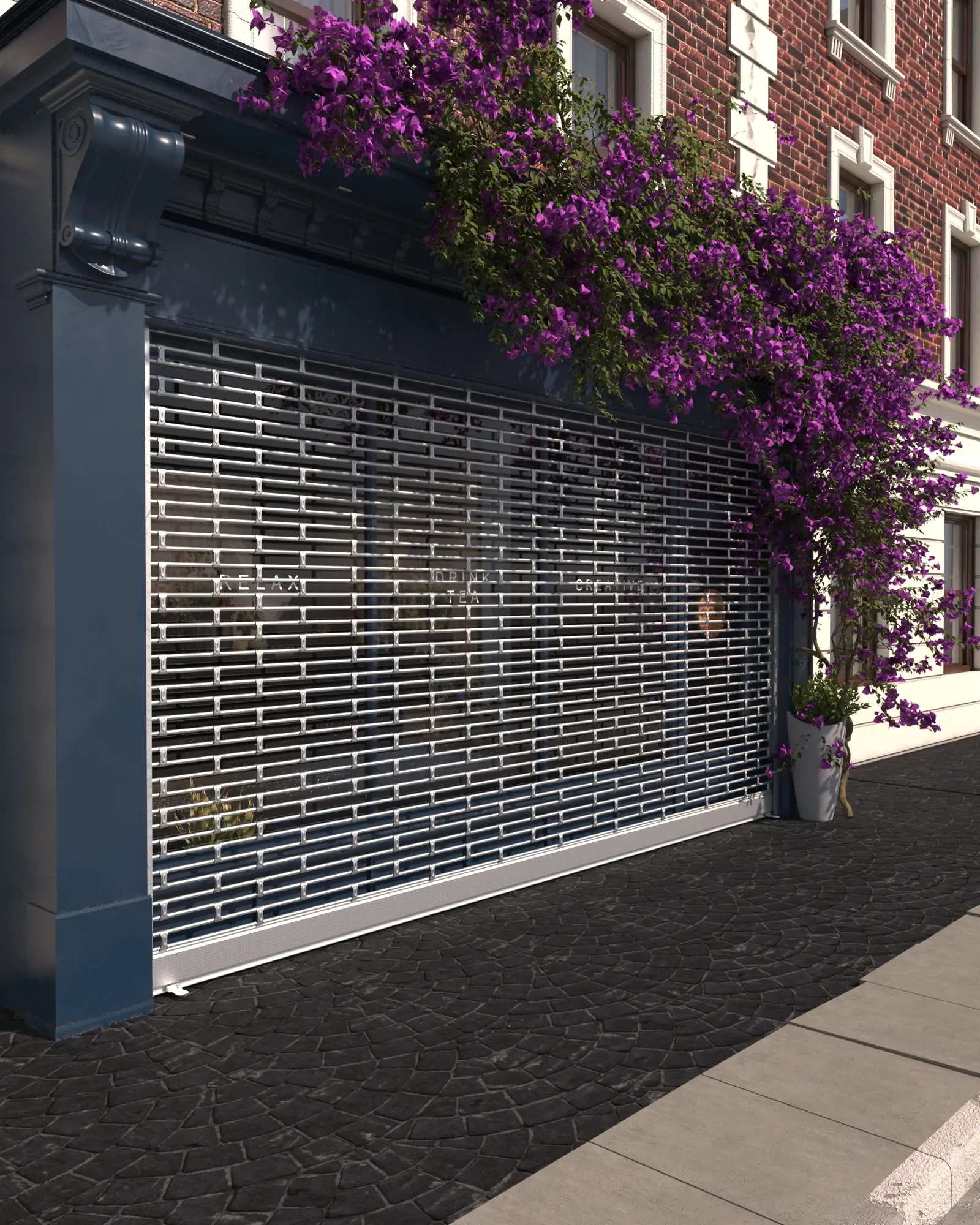 grille rideau metallique
