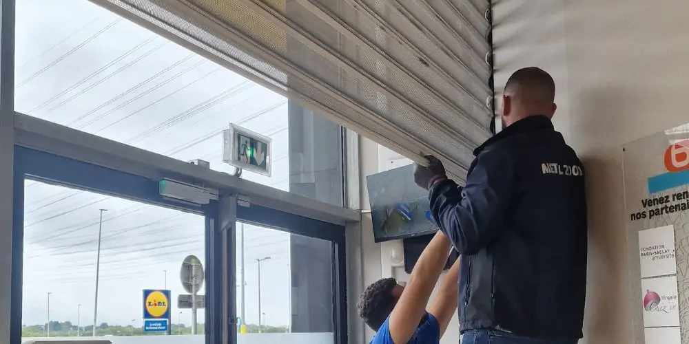 Réparation lames endommagées de rideau métallique Saint-Junien
