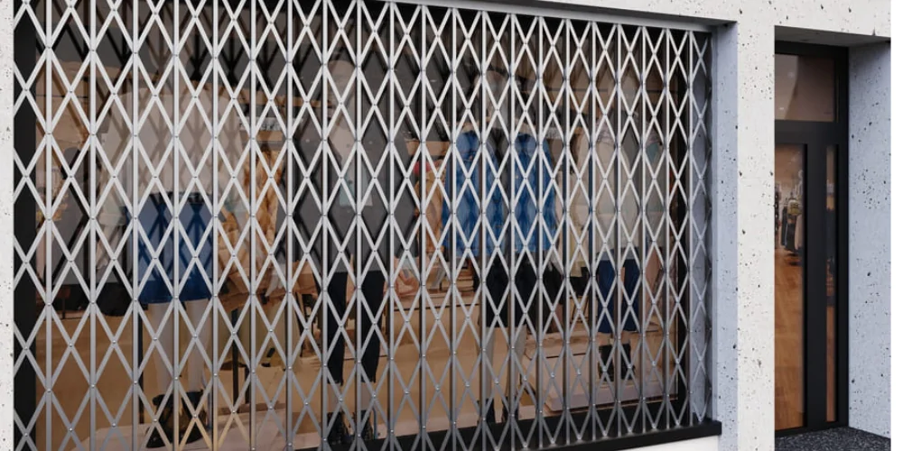 Grille métallique à tubes ondulés Mâcon