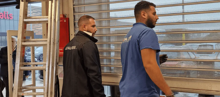 Dépannage rideau métallique bloqué à Bischheim