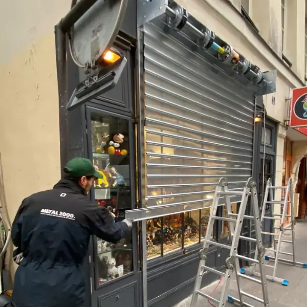 Installation rideau métallique électrique Saint Lô
