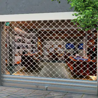 Installation d'une grille métallique à tubes ondulés à Mâcon