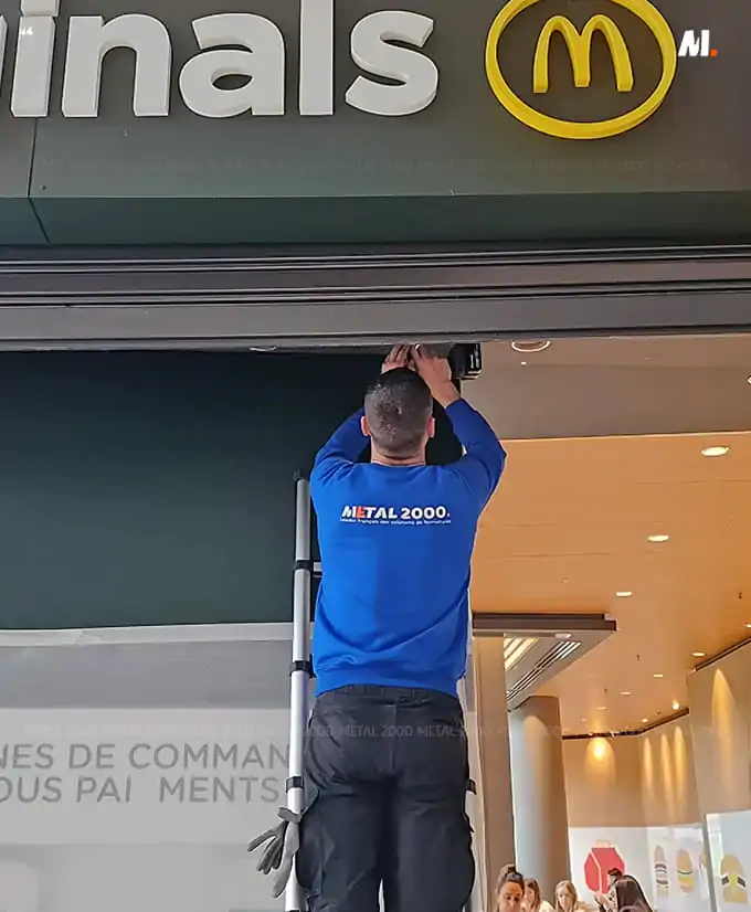 Dépannage rideau métallique Tournai