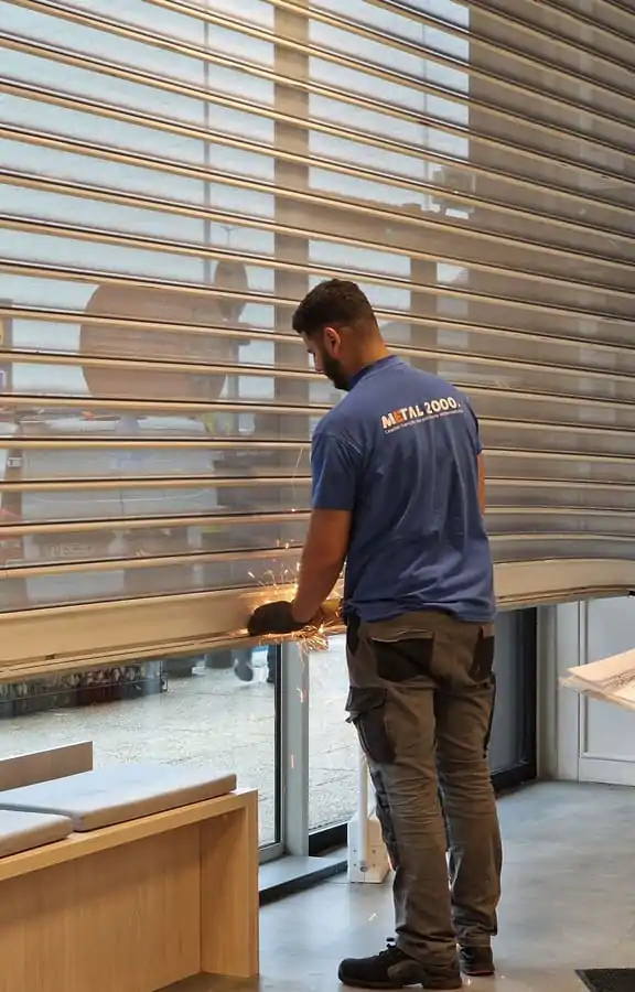 Dépannage rideau métallique Seraing