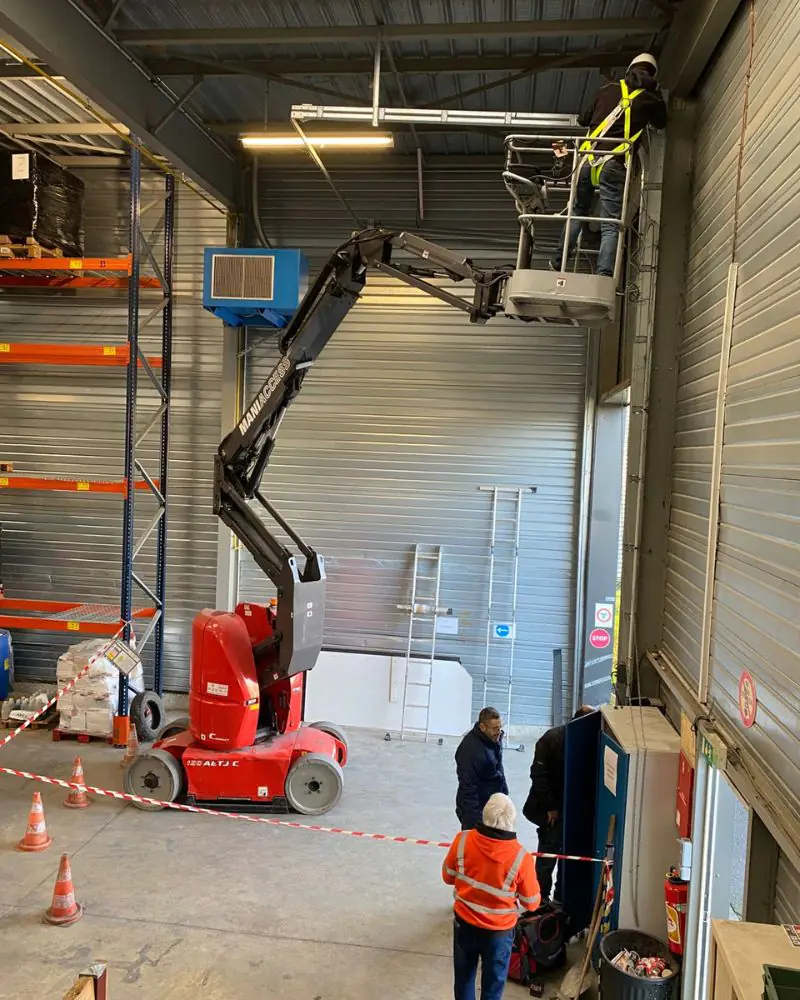 entretien rideau métallique industriel Yvelines