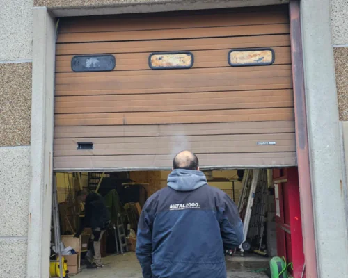 Porte sectionnelle industrielle 