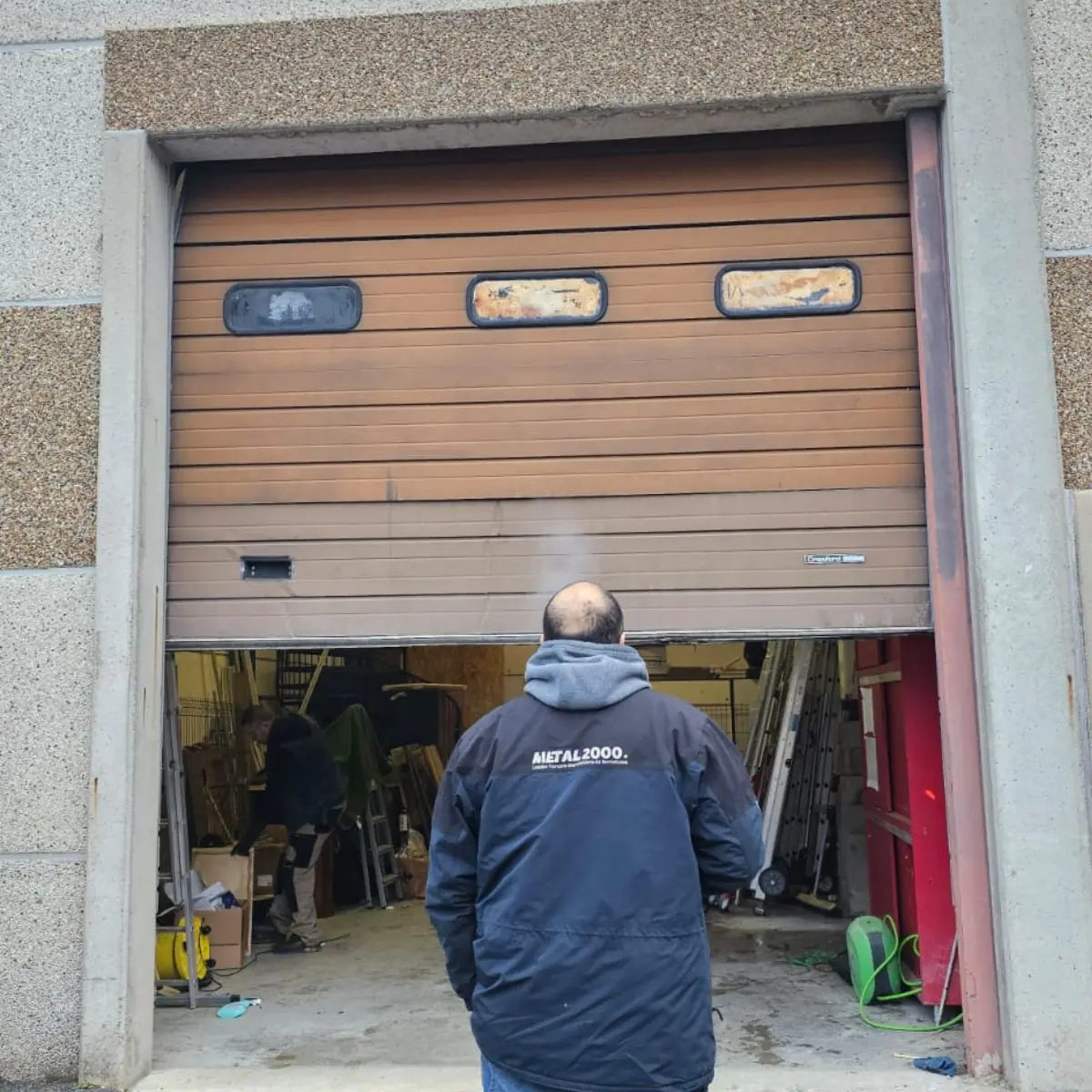 remplacement porte sectionnelle industrielle Nanterre