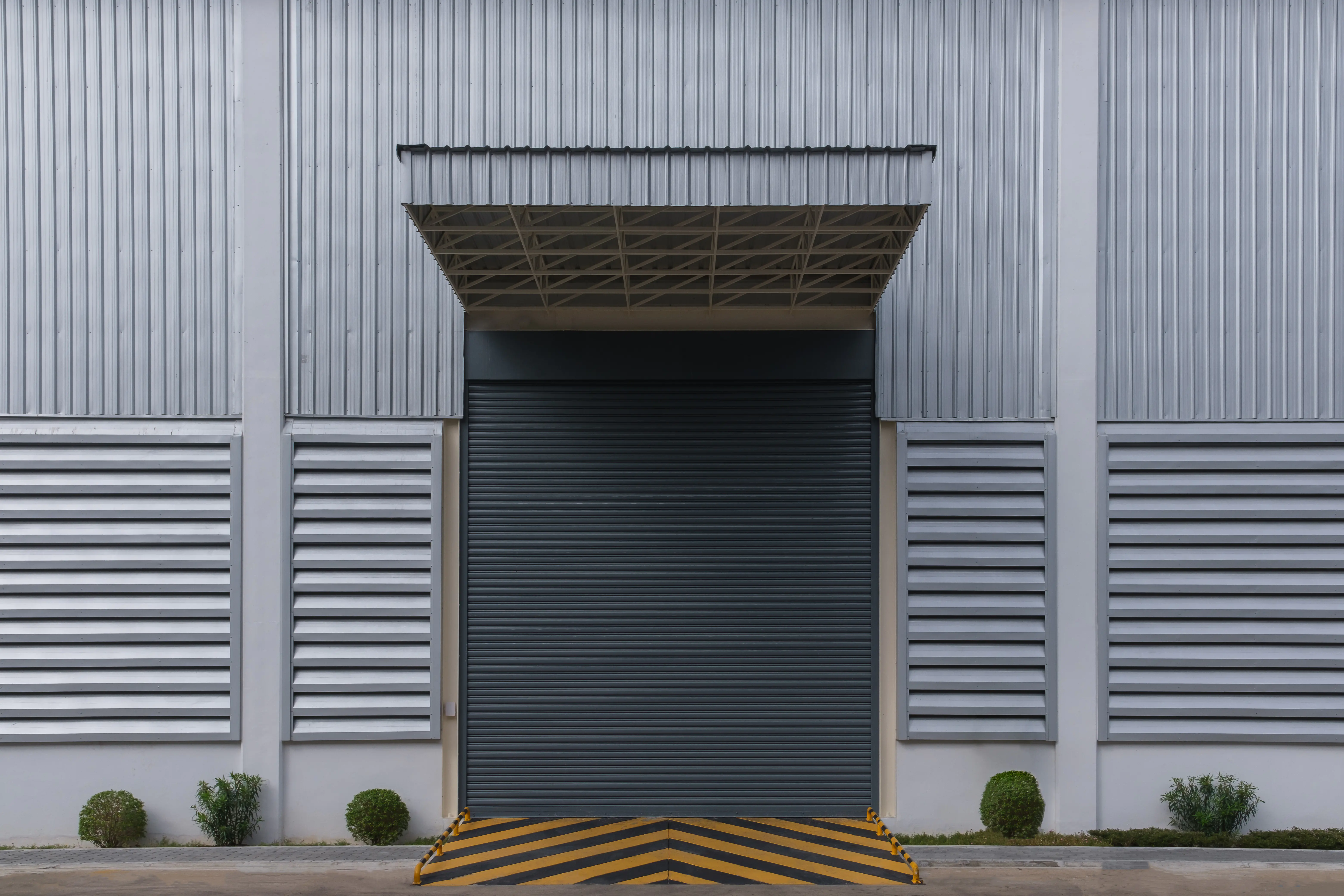Dépannage d'un rideau métallique industriel