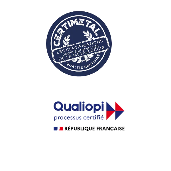 certifications Qualiopi et Certimetal