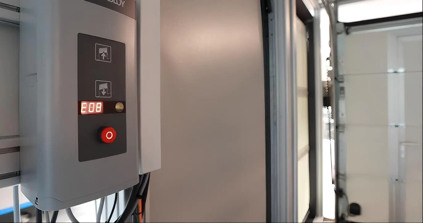 code erreur porte industrielle