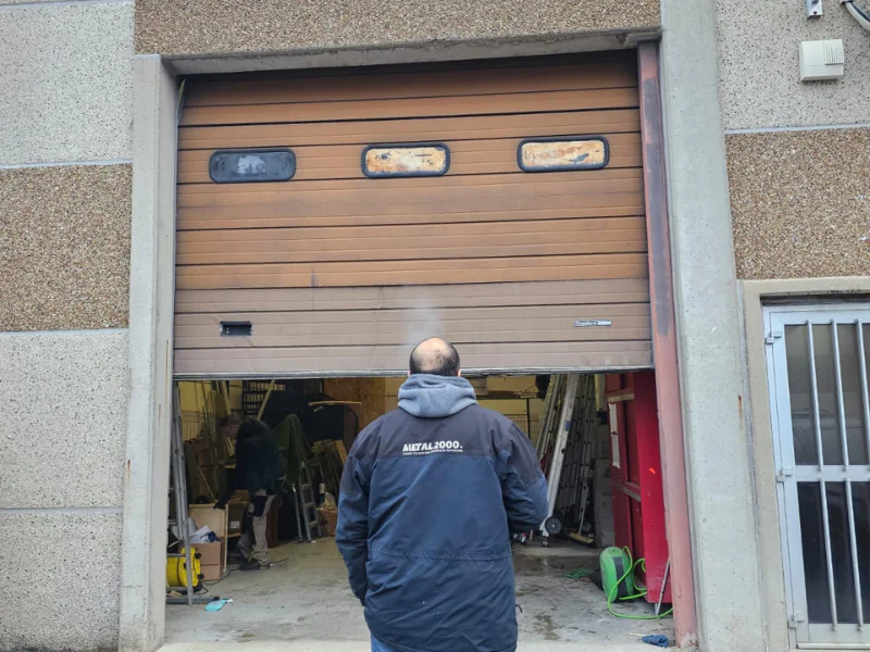 réparation porte sectionnelle industrielle Hazebrouck