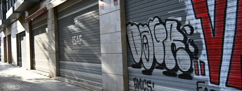 aide financière contre graffitis rideaux métalliques