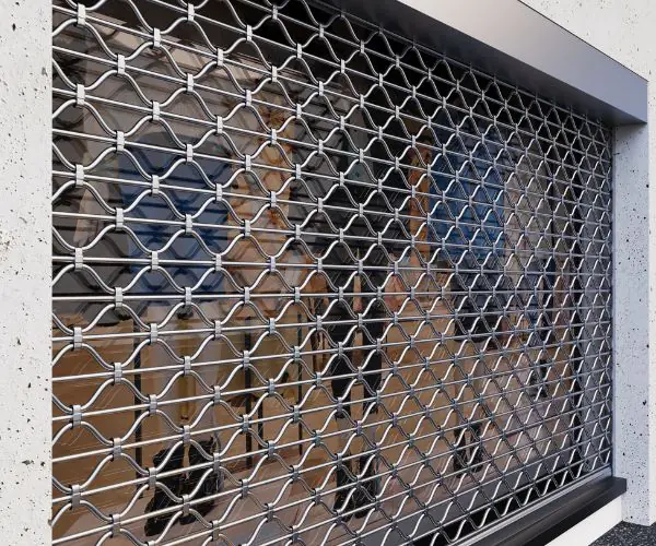 Grille métallique à tubes ondulés cobra