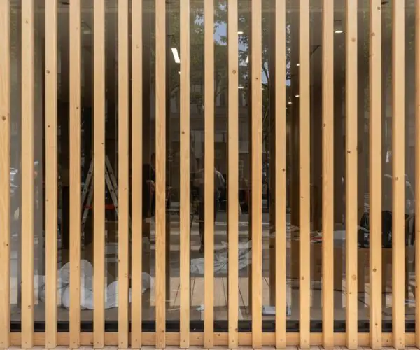 Palissade ajouré en bois