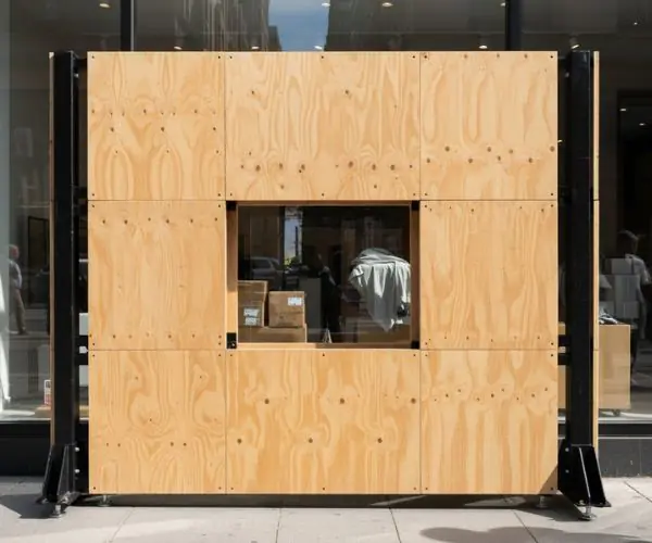 Palissade modulaire en bois