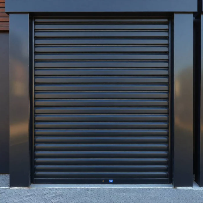 Rideau métallique à lames pleines