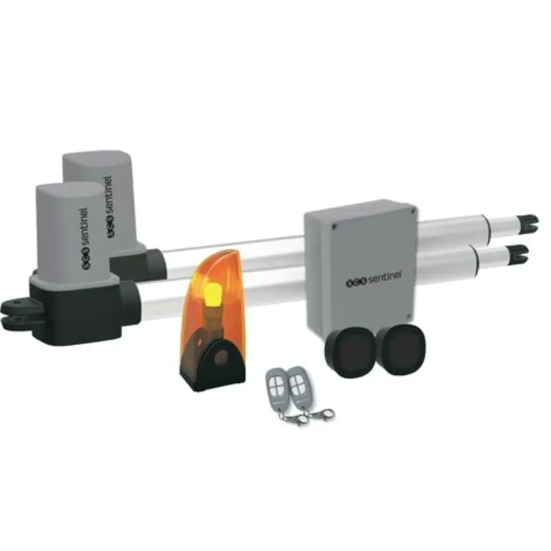 Motorisation à vérins pour portail battant