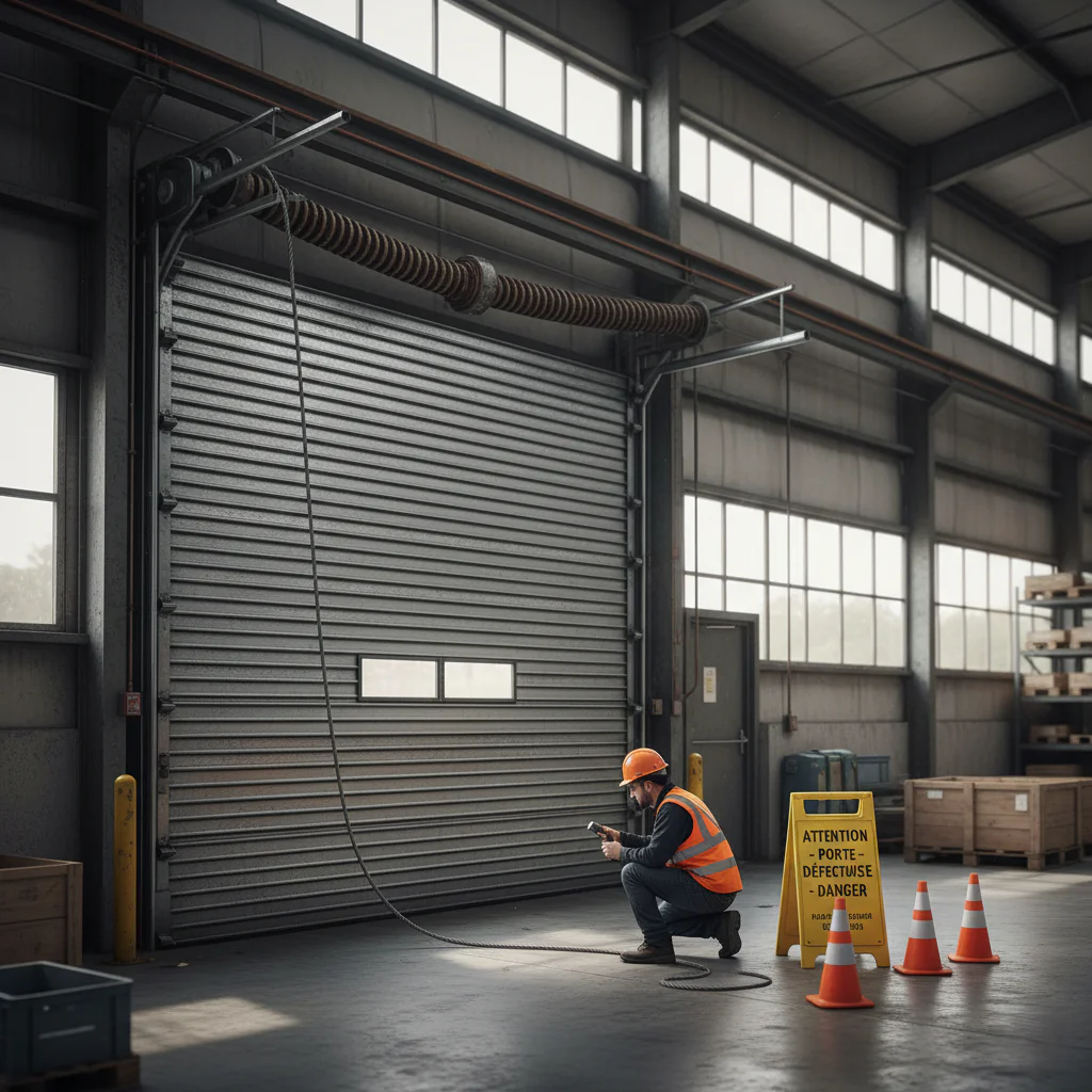 Portes industrielles problèmes récurrents de sécurité