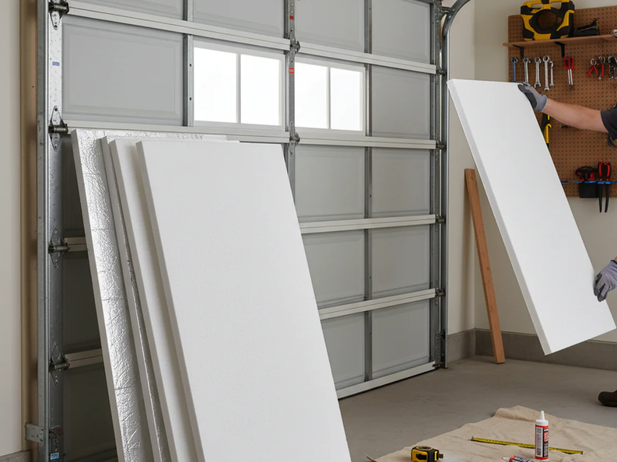Panneaux isolants pour portes de garage
