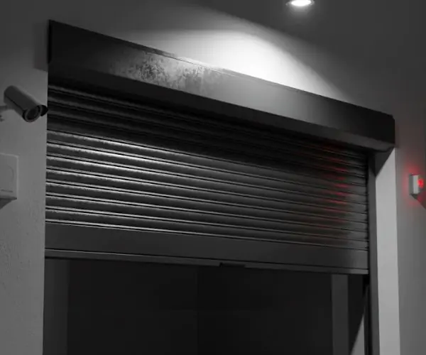 Alarme sécurité rideau métallique