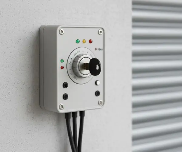 Commande rideau metallique