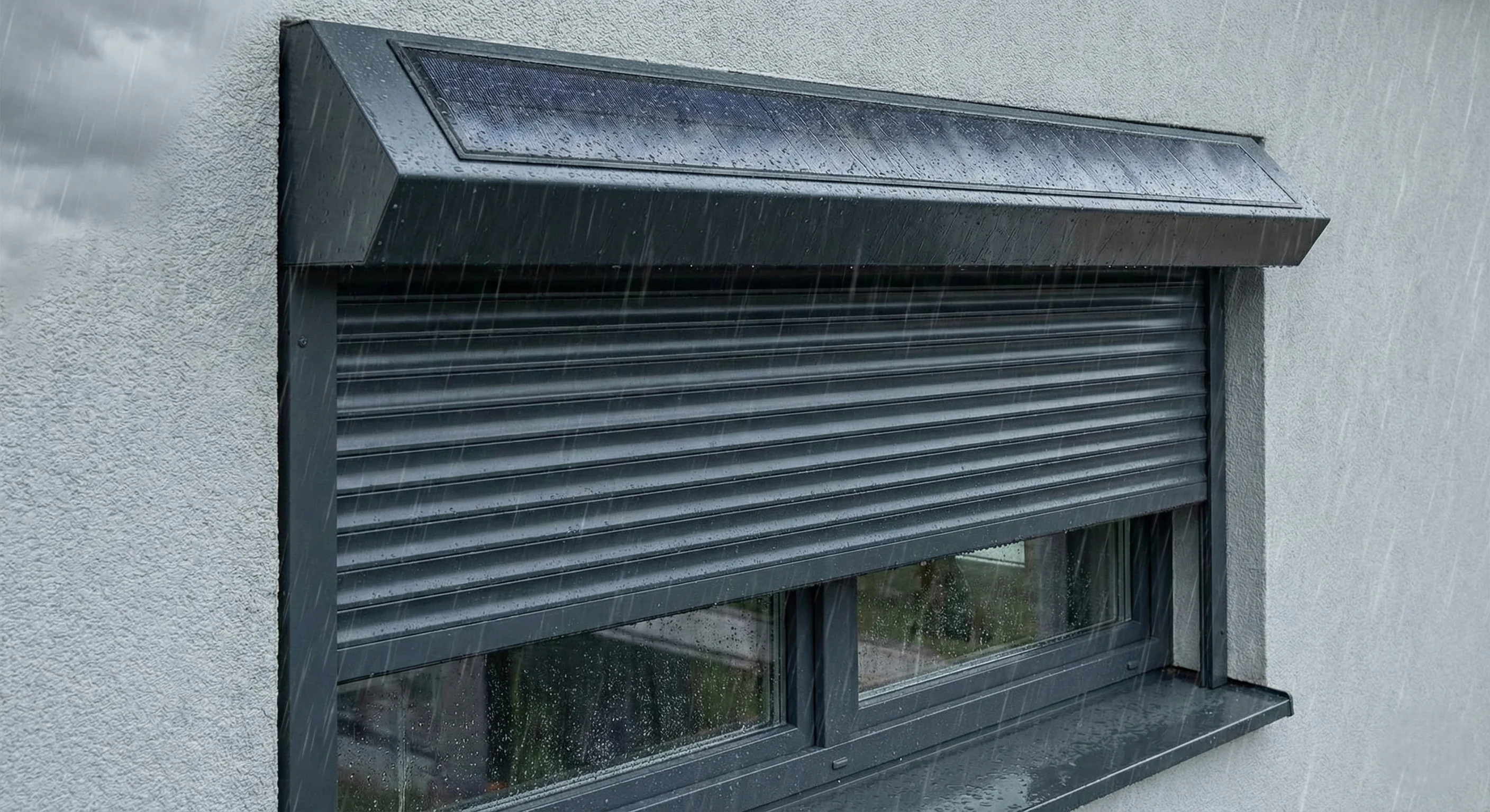 Inconvénient volet roulant solaire,  Quels risques en hiver 