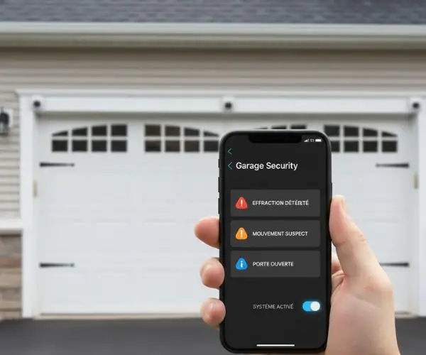 Sécurisation porte de garage avec des capteurs intelligents