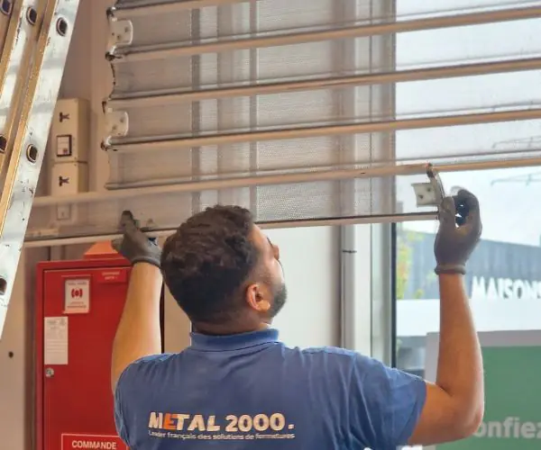 Tablier rideau metallique 