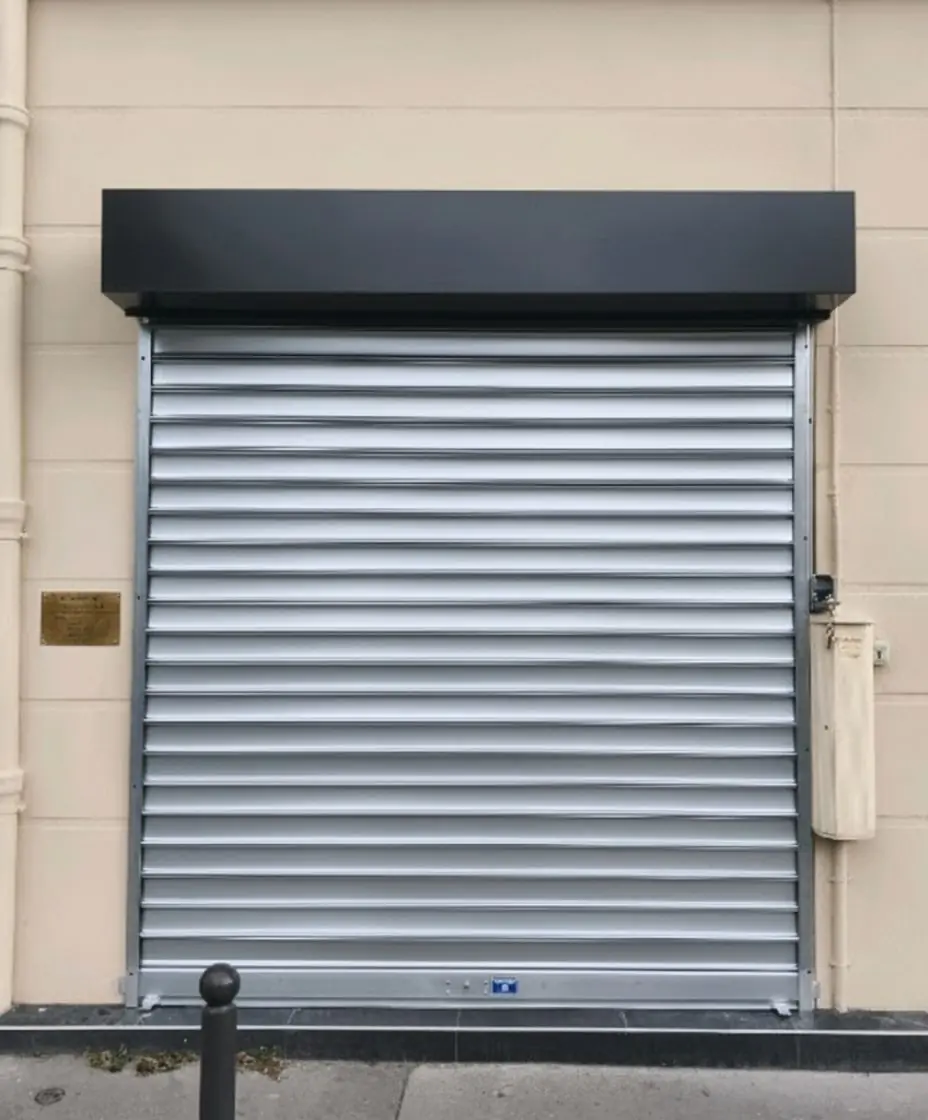 Un rideau métallique anti-effraction