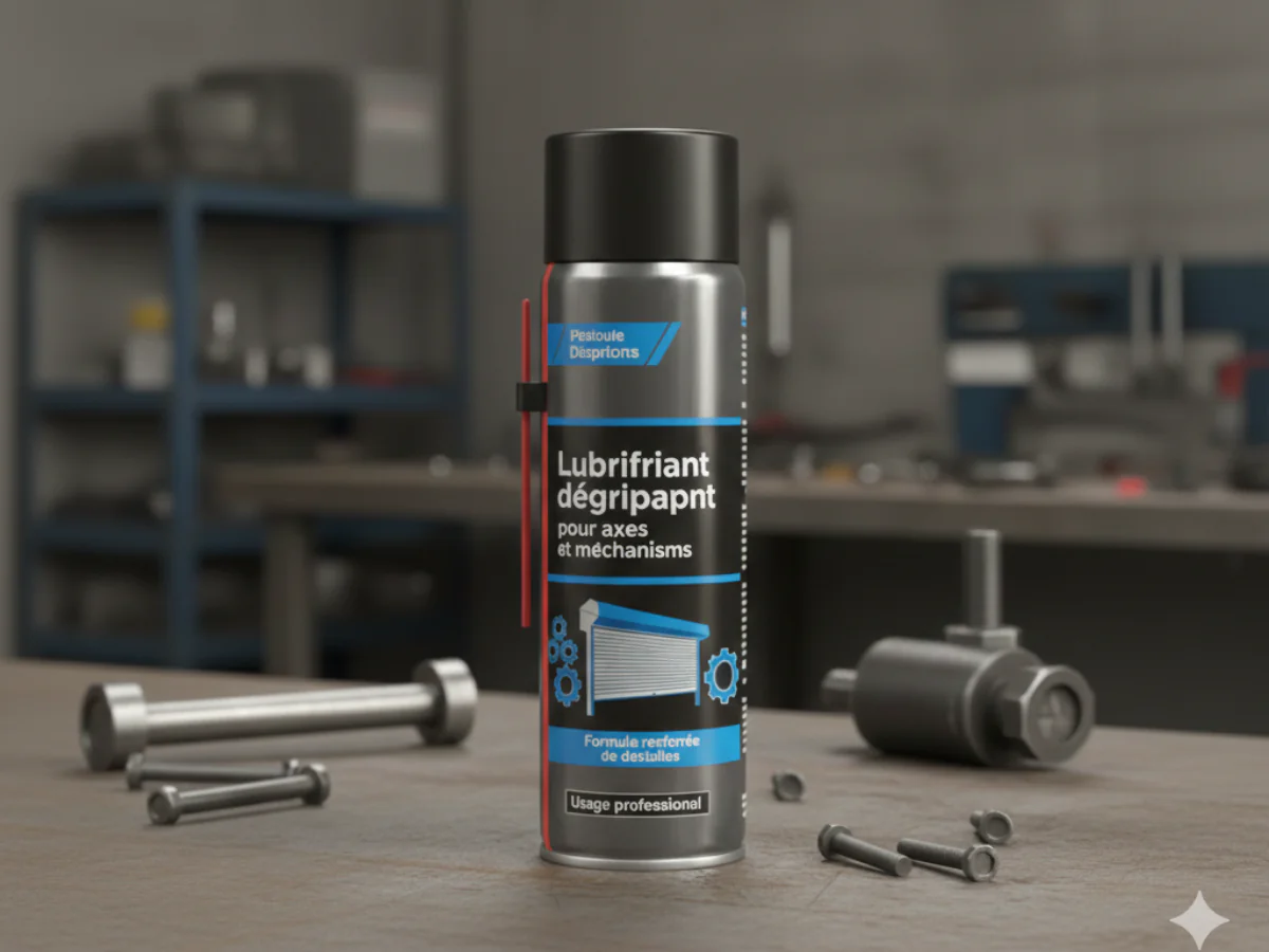 Dégrippant pour rideau métallique