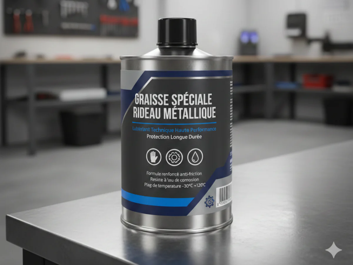 Graisse pour rideau métallique