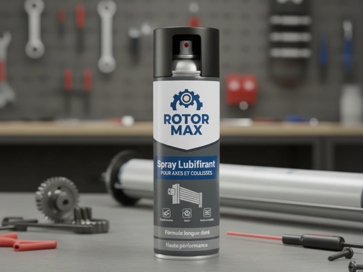 lubrifiant en spray pour rideau métallique