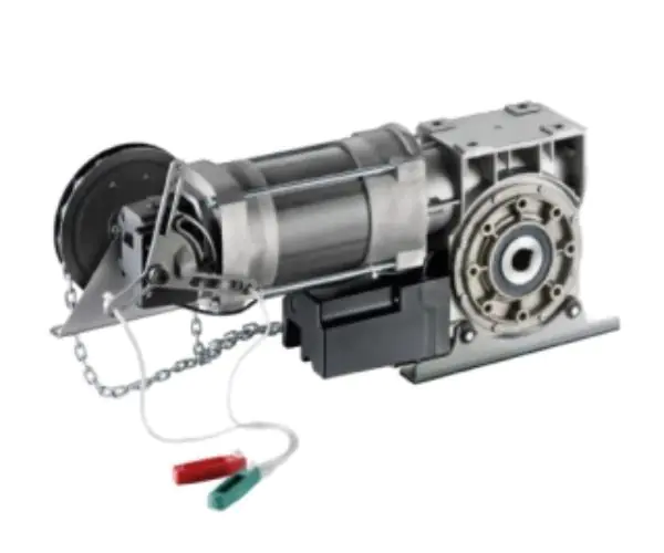 moteur latéral
rideau métallique